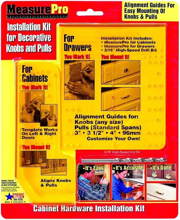 Installation Guide Kit for Cabinet Hardware 3/16"
