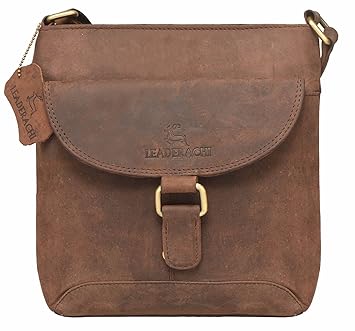 Leaderachi Mens Muskat Hunter Leather Sling Bag - Cantazaro