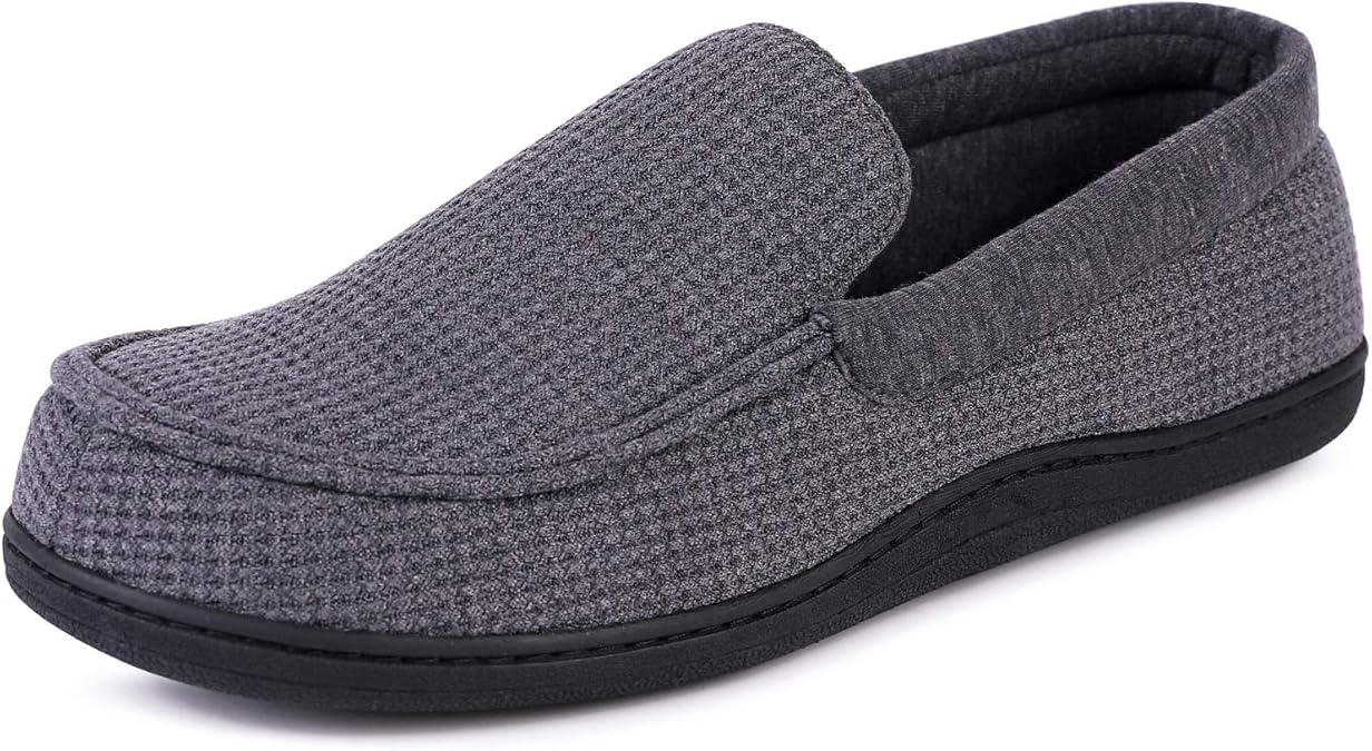 memory foam moccasin slippers