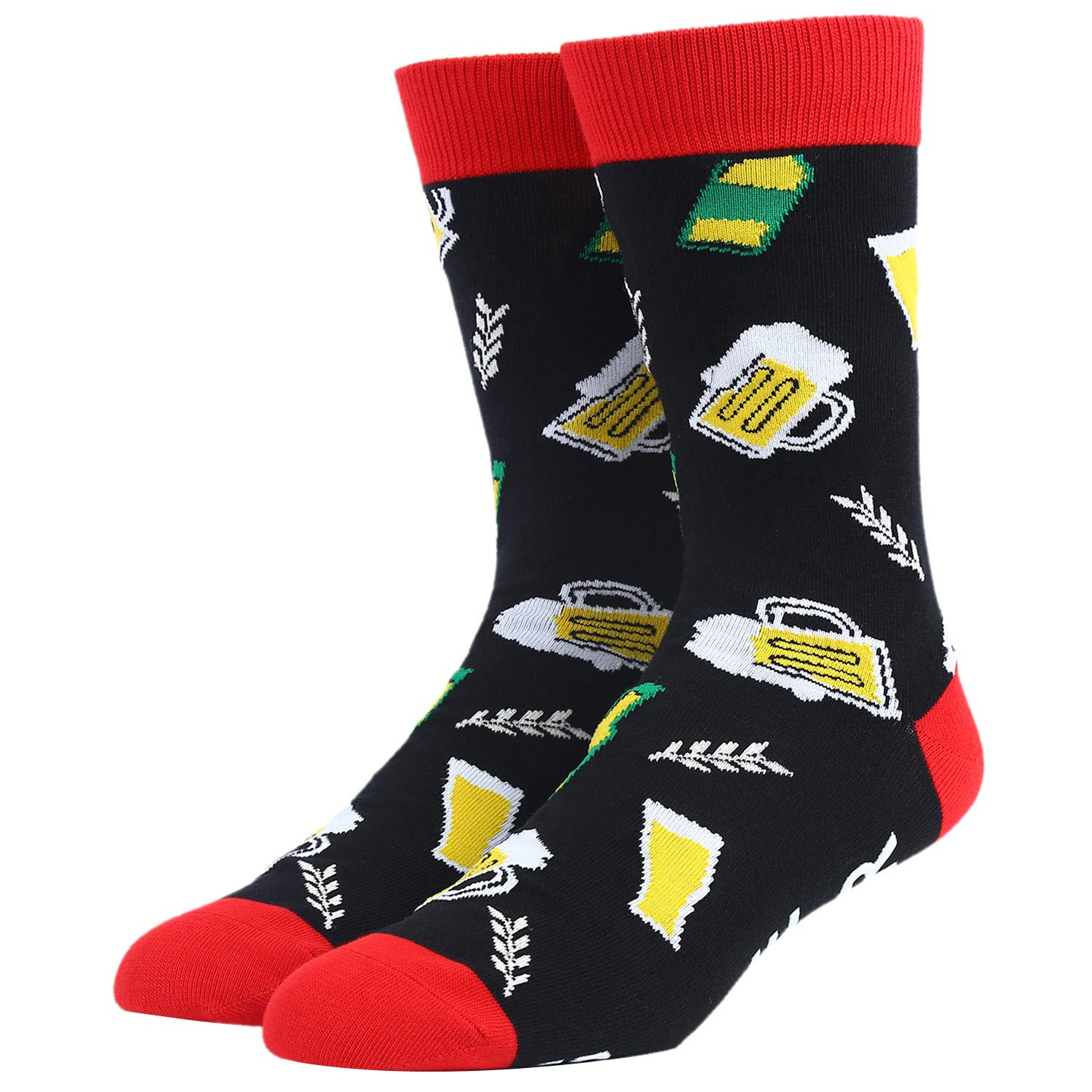 Mens If You Can Read This Socks Funny Saying Novelty Crazy Crew Socks Beer Wine Tea Tacos Food Socks