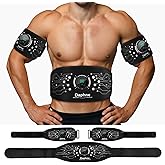 ABS Stimulator, Effective Muscle Stimulator for Abdomen, Ab Stimulator Muscle Toner, Abdominal Toning Belt, Ab Machine Fitness Equipment for Men and Women
