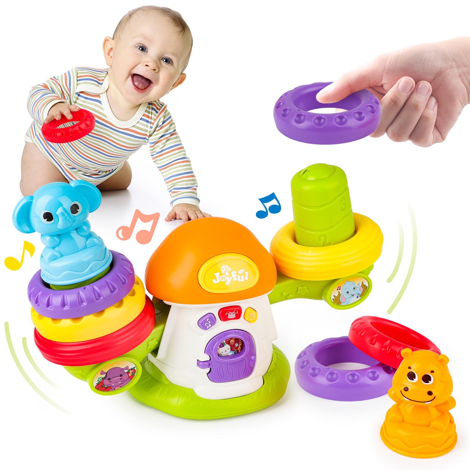 deAO Balance Game Toy for Baby Toddler Age 18+ Months with Sound