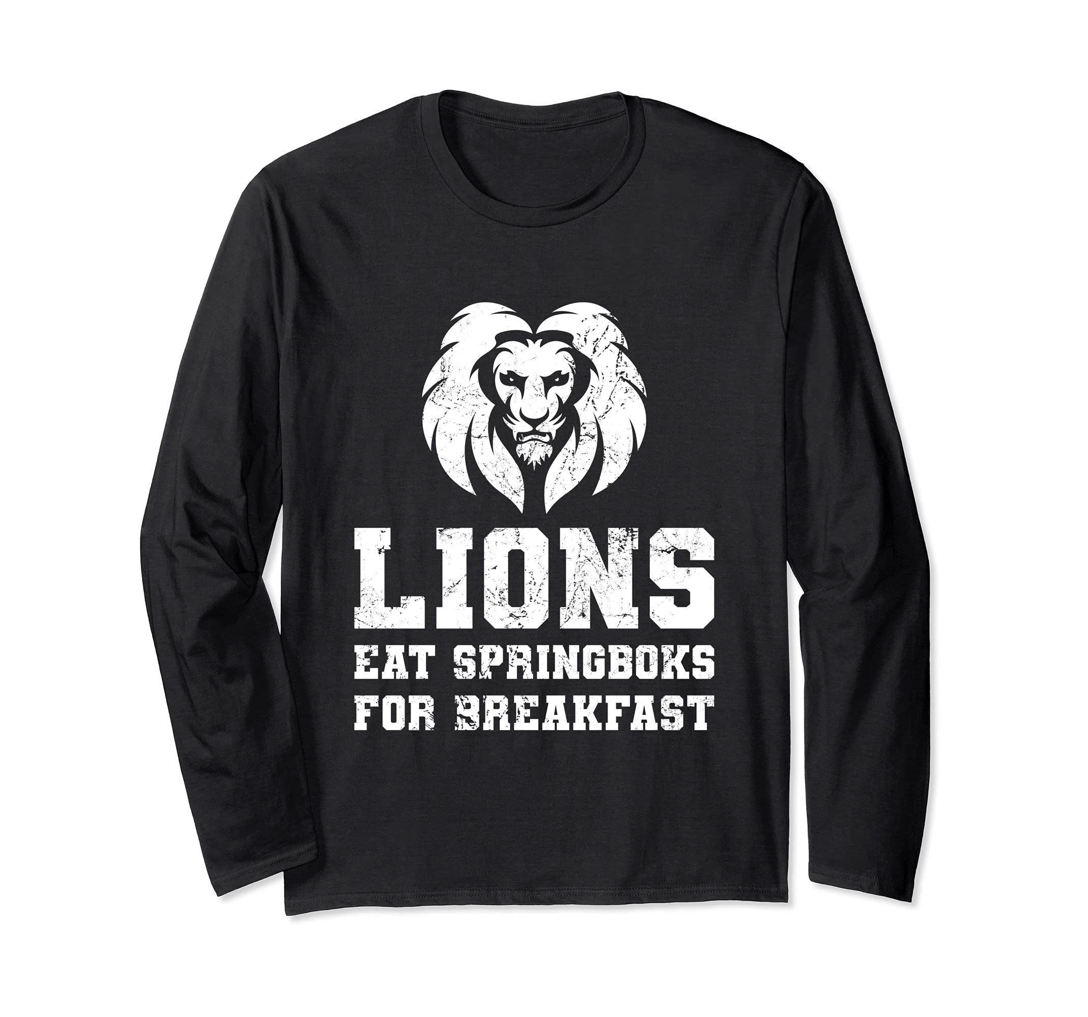 Lions Eat Springboks British Rugby Fan Long Sleeve T-Shirt