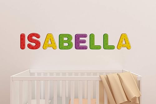 alphabet wall decor nursery