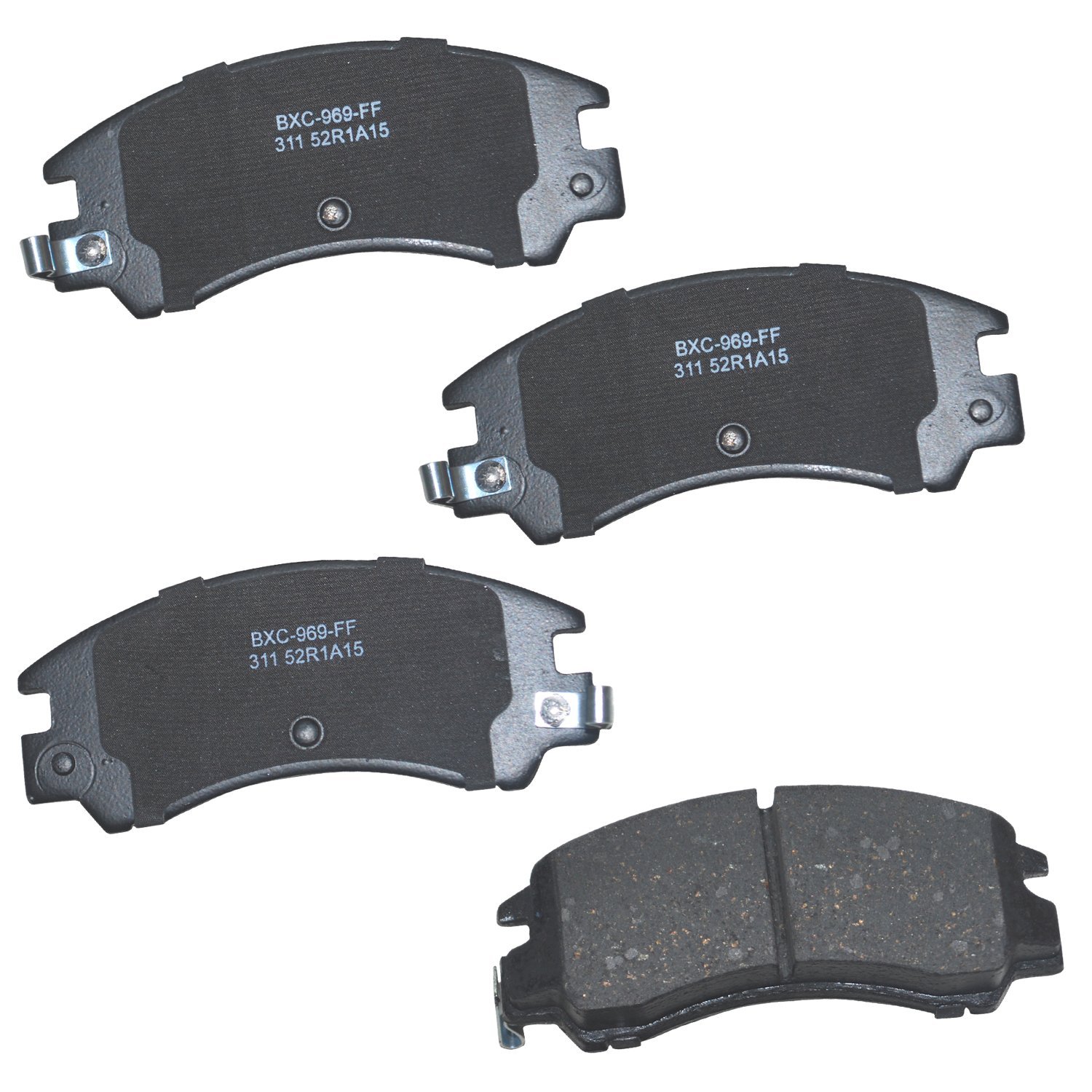 Bendix Premium SBC311 Ceramic Front Brake Pads for Subaru DL 1989-1985, GL 1989-1985, GL-10 1989-1985, Loyale 1994-1990, RX 1989-1985, XT 1991-1985 Image