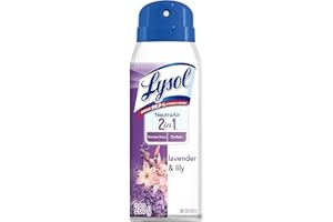 Lysol NeutraAir 2in1 Disinfectant Spray & Room Air Freshener, Kills 99.9% of Germs on Hard Surfaces, Eliminates Odours at Sou