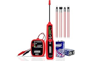 AWBLIN Wire Tracer Automotive Electrical Open & Short Finder Circuit Tester Wire Breaker Finder Fault Probe Cable Tracker Electrical DC 6-42V