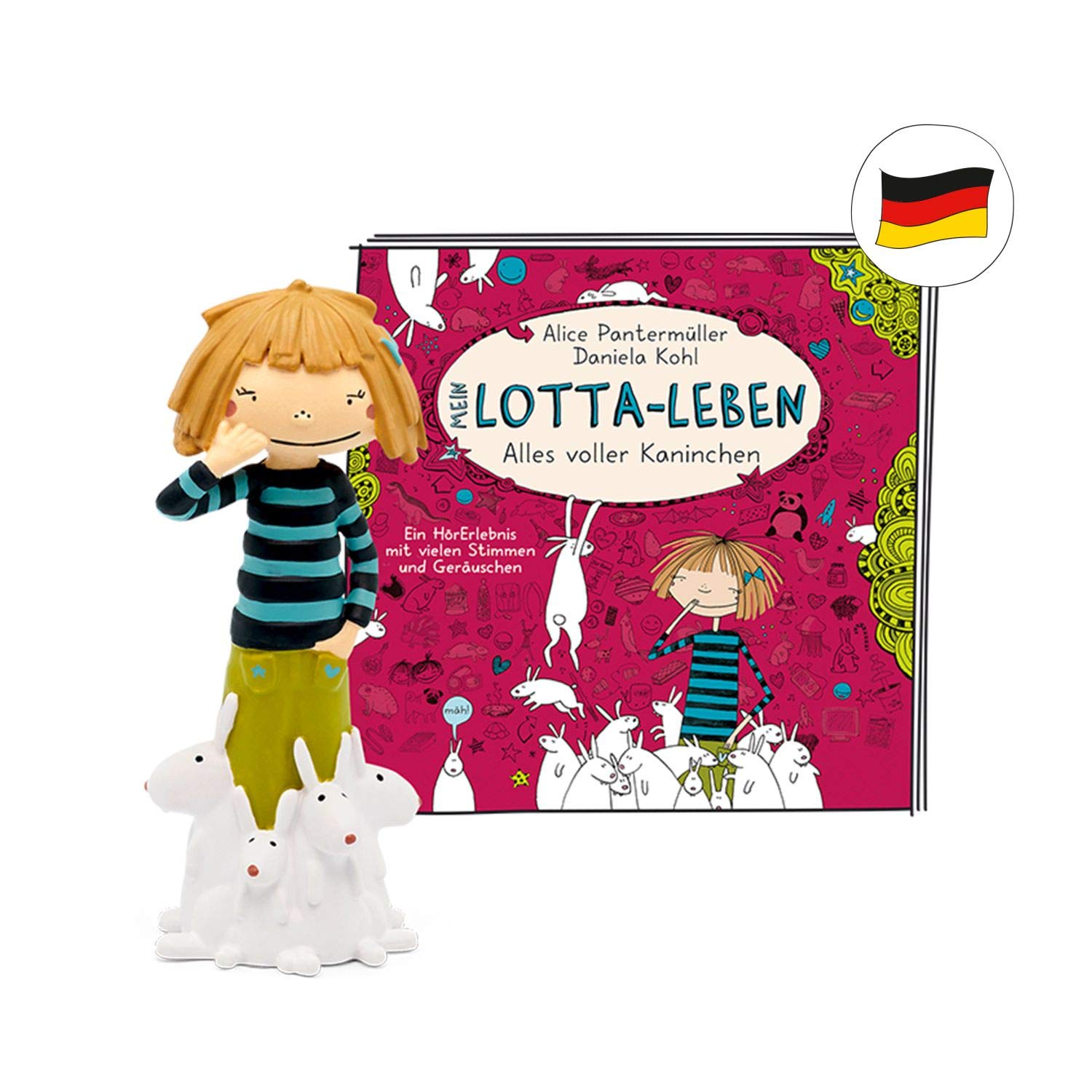 tonies Audio Figures for Toniebox, My Lotta Life - All Full of Rabbits, Audio Book for Children from 8 Years, Playing Time Approx. 69 Minutes