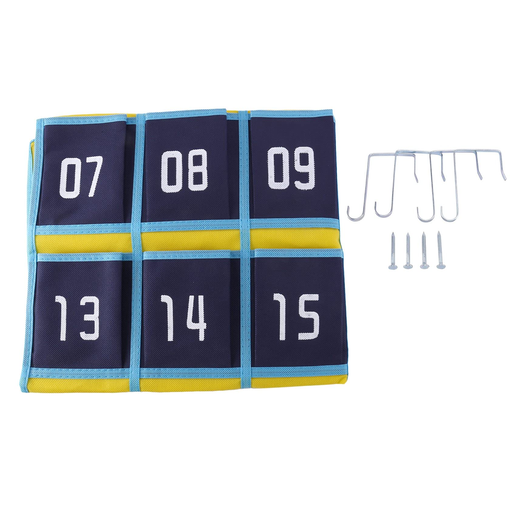 Dojimayisc Class Organizer with Numbered Plan for Mobile Phones Calculator Holder (30, Blue)