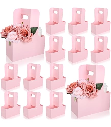 Uxcell Drink Carrier With Handle, 25 Pcs Kraft Paperboard 2 Cup Holder For Hot Or Cold Drinks