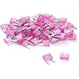 100 Pack Auto Fuses 3 AMP APM/ATM 32V Mini Blade Style Fuses 3A Short Circuit Protection Car Fuse (3 AMP)