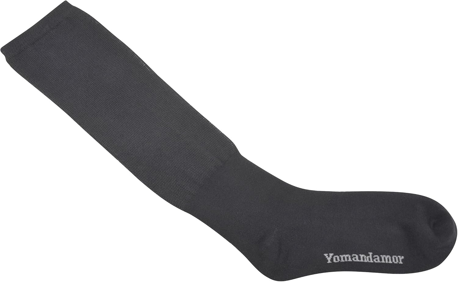 Yomandamor Mens Bamboo Diabetic Over The Calf Socks,4 Pack Size 10-13(B): Clothing