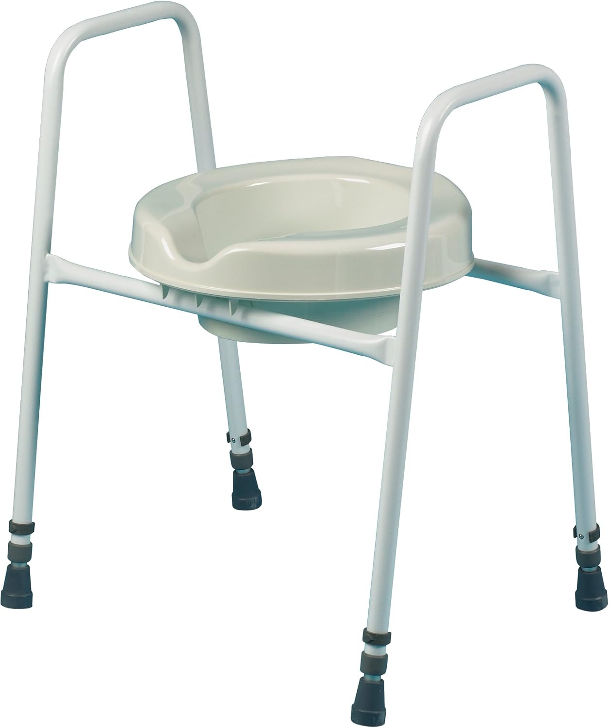 Homecraft Toilet Seat Frame, Toilet Aid with Removable Moulded Seat, Toilet Safety Frame with