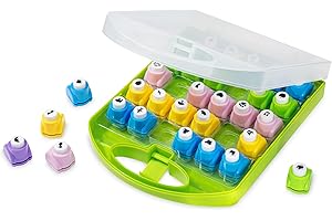 MANALOOM Shape Paper Punch Set | School Scrapbooking Paper Punchers for Arts and Crafts | Hole Punch Shapes That Kids and Adults Adore | Premium Crafting Supplies Kit Includes 30 Paper Puncher Shapes (30 Pcs)