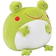 AEECASI Super Soft & Chubby Frog Plush Hugging Pillow - 11" Cute Frog Stuffed Animal, Adorable Plushie Toy Gift for Kids, Boys, Girls, and Adults