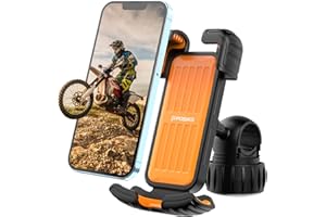 Motorcycle/Bicycle Phone Mount for 4.7-6.8" Phones (Orange)