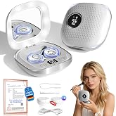 Pro 3.0 Ultrasonic Contact Lens Cleaner - 99% Brightness【Rechargeable】 | 【50KHz Germany Super Motor】【Top1 Intelligent Chip-Smart Modes】Gentle Cleaning, Soft Contact Lens Tools Home Travel (Gray)