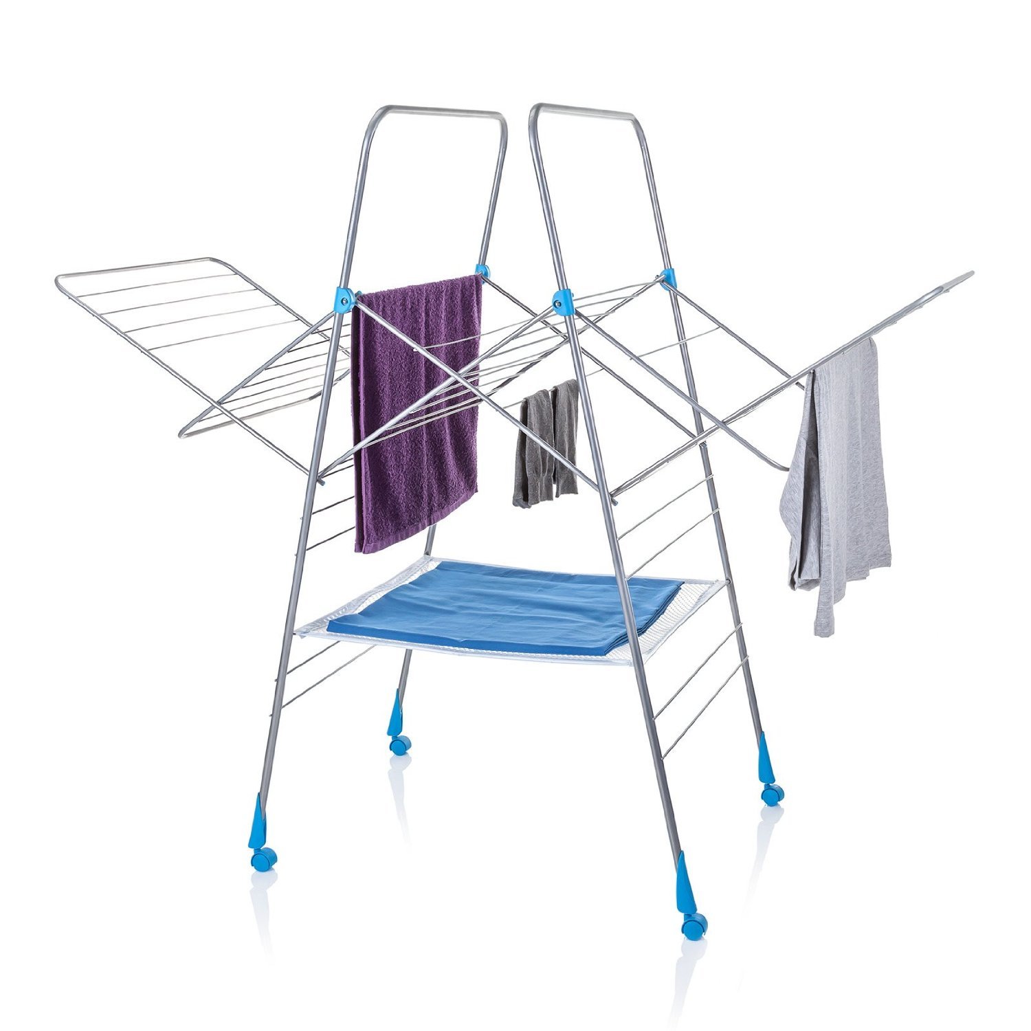 Minky Multidry Clothes Airer with 25 m of Drying Space, Metal, White