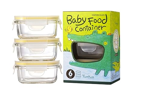 Glasslock Baby Meal Set rechteckig, 3 Teile