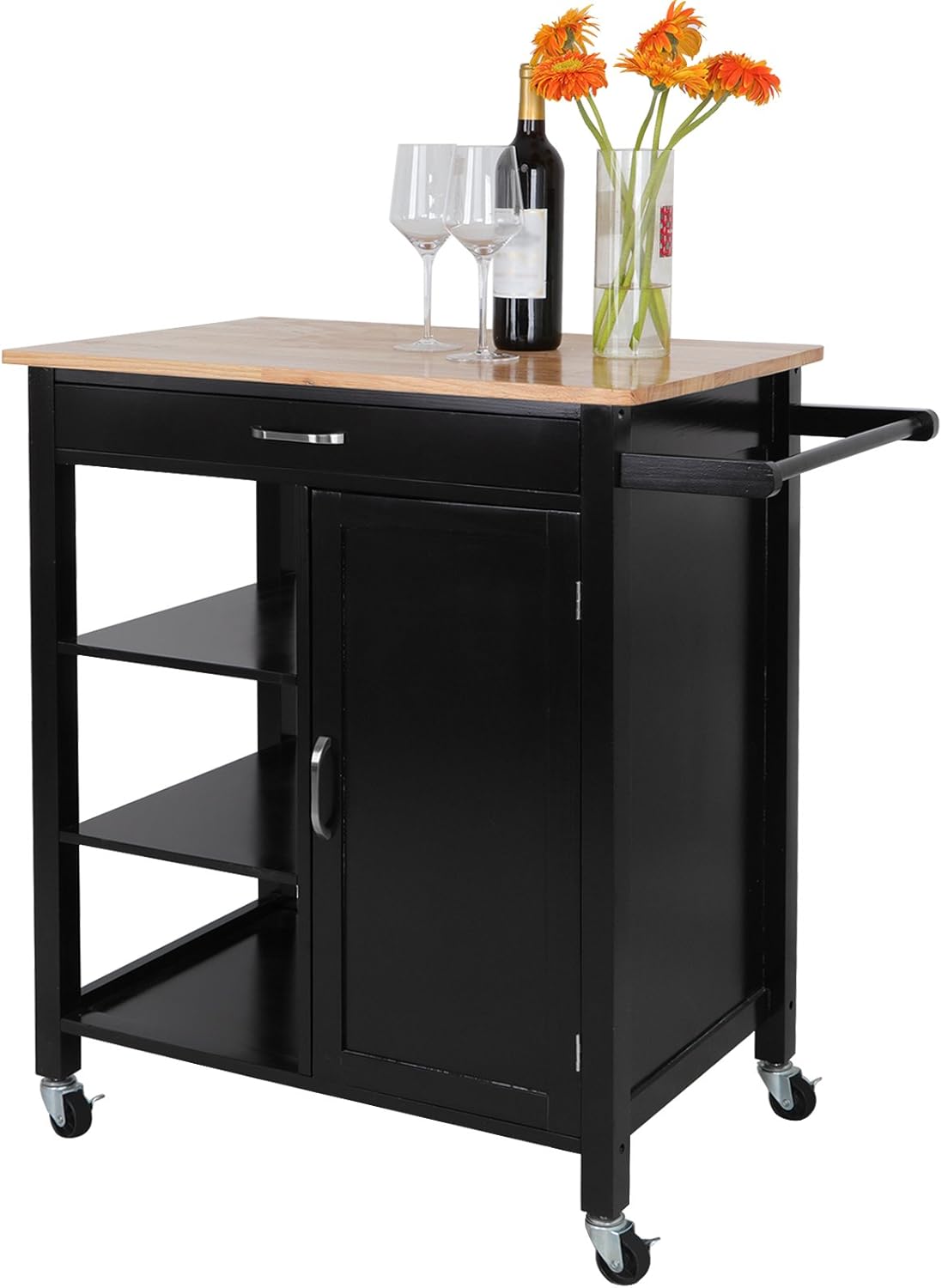 Amazon Com Zeny 4 Tier Rolling Kitchen Island Storage Trolley