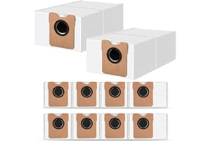 HOXXU 10-Pack Dust Bags for Eufy C20 Omni, Compatible C20 Bags, C10 Auto-Empty Bags Durable & Long-Lasting Accessories for Efficient Cleaning (10 Pack Dust Bags Replacement)