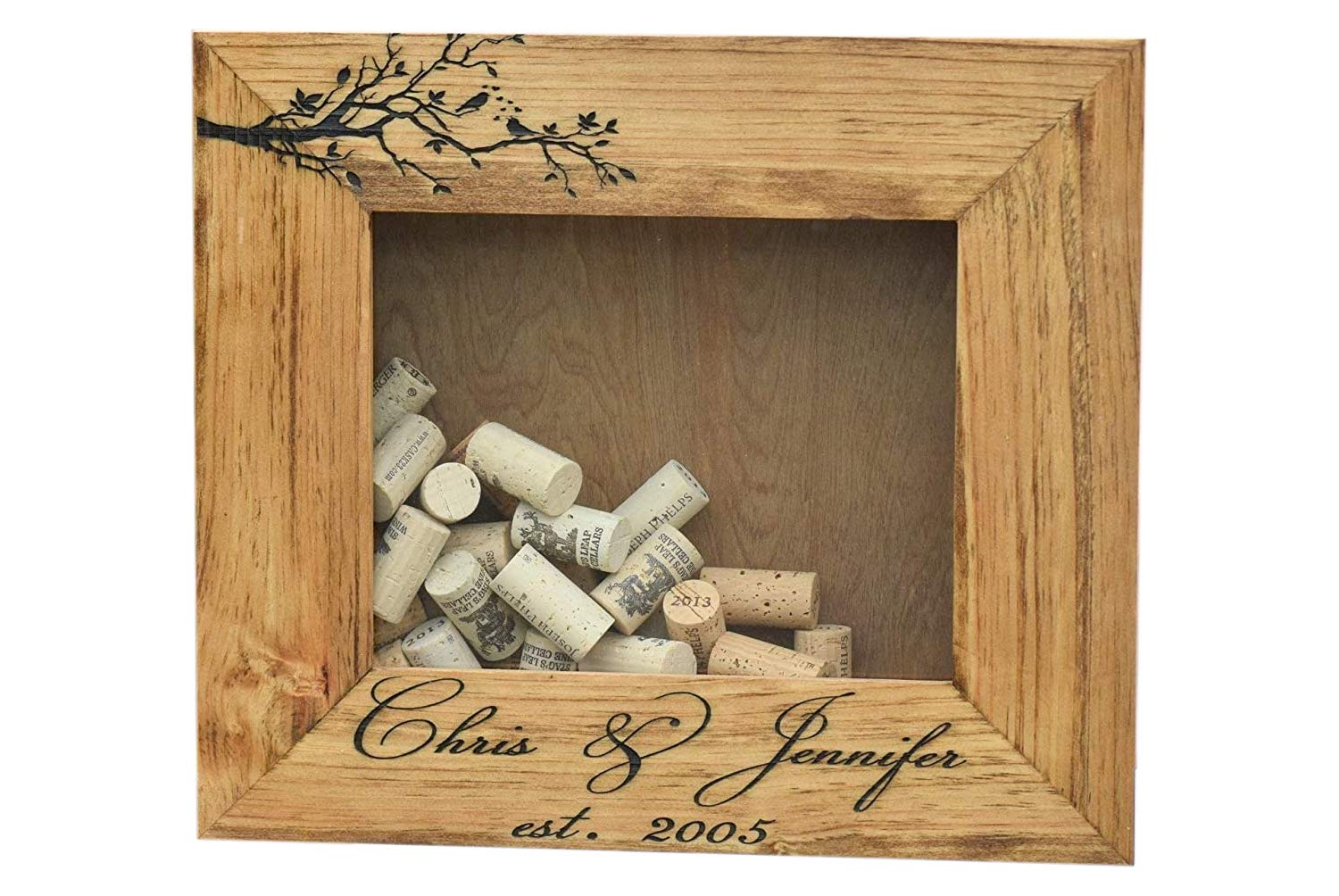 Wine Cork Shadow Box Personalized Wine Cork Shadow Box