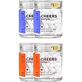 Cheers Liver Combo | Restore + Protect | Support Your Liver & Feel Better After Drinking | DHM, L-Cysteine, Milk Thistle, Prickly Pear, B-Vitamins | 24 Doses Restore, 60 Doses Protect | Supplements