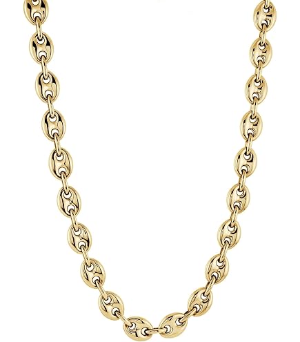 WISTIC Coffee Bean Necklace Stacke Link for Women Adjustable Clasp