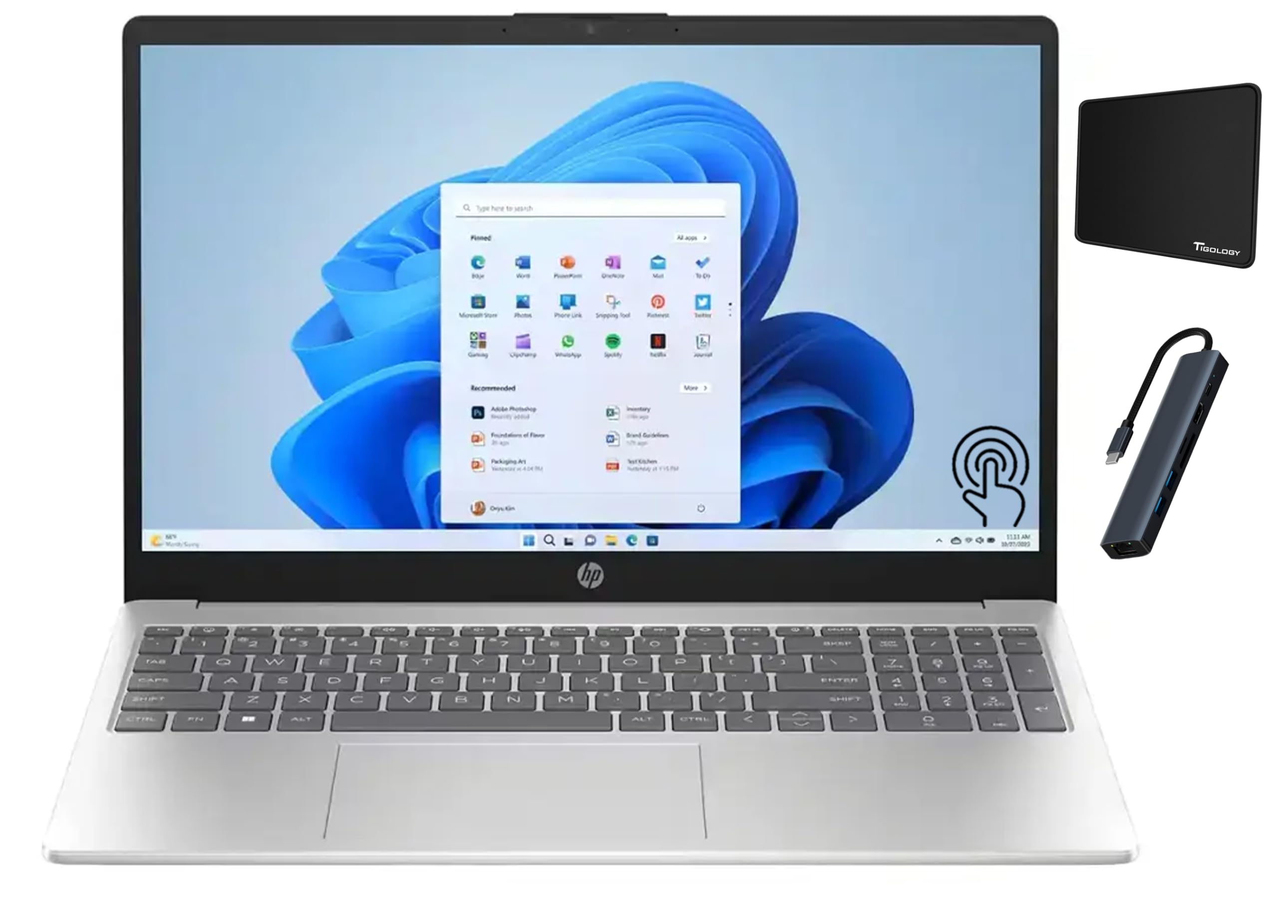 HP Newest 15.6" HD Touch-Screen Laptop, Intel Core