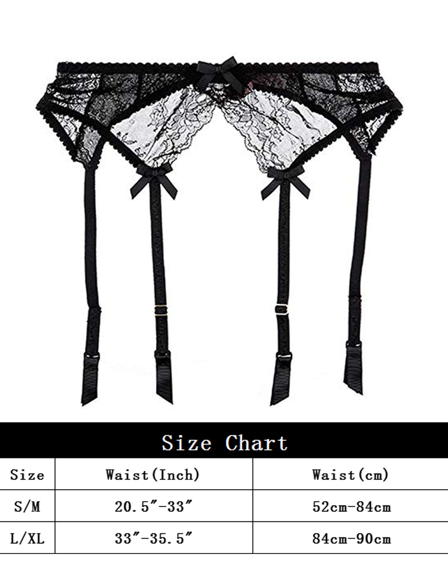 Adorelife Women\'s Lace Sexy Garter Belts Thigh High Stockings