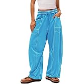 Yanekop Women's Baggy Wide Leg Palazzo Pants
