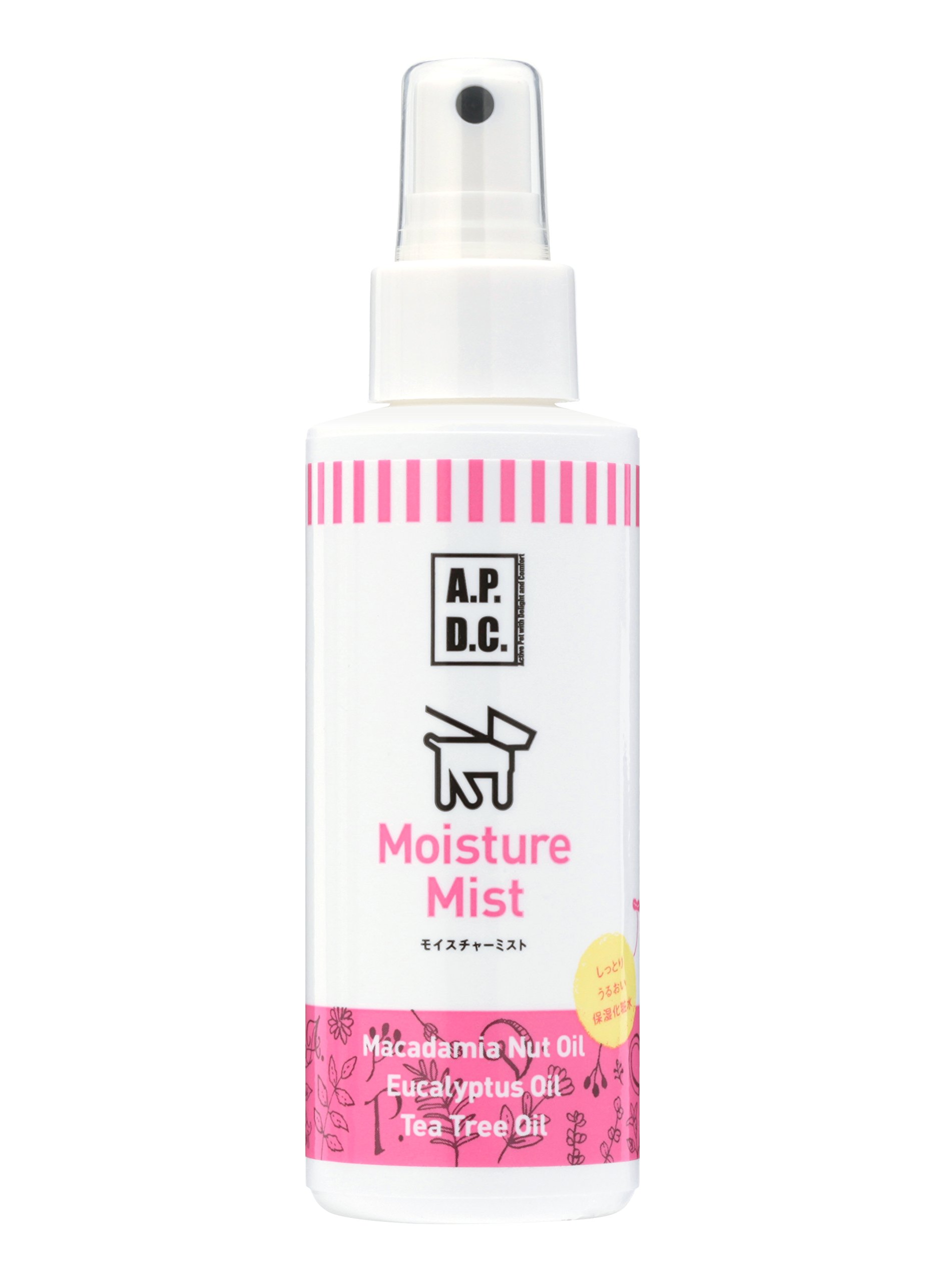 A.P.D.C. モイスチャーミスト 125ml 犬用 化粧水 保湿 有用成分 配合 低刺激 敏感肌 高齢犬 ティーツリーの爽やか香り 乾燥肌商品画像