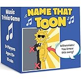 OFF TOPIC Name That Toon Music Game - Fun Party Games for 2+ Players - Adult Word Puzzle & Music Trivia Game