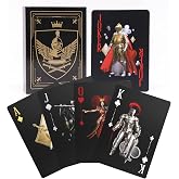 ACELION Waterproof Clear Playing Cards, Plastic Playing Cards, Deck of Cards, Gift Poker Cards (Knight)