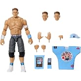Mattel WWE Ultimate Edition John Cena Action Figure &amp; Accessories | Set with John Cena 6-inch Collectible with Swappable Heads &amp; Hands, 30 Articulation Points​​​, For Kids &amp; Collectors