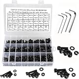 FandWay 720Pcs Bolts Nuts Set M3 M4 M5 M6 Hex Socket Cap DIN912 12.9