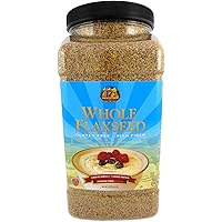 Premium Gold Whole Flax Seed | High Fiber Food | Omega 3 | 96oz