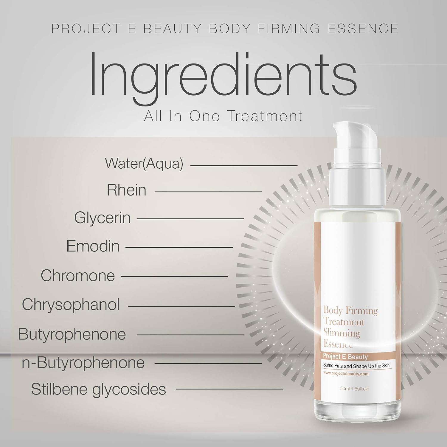 HydraFirm Body Gel by Project E Beauty, Clear, DE002 - Image 4