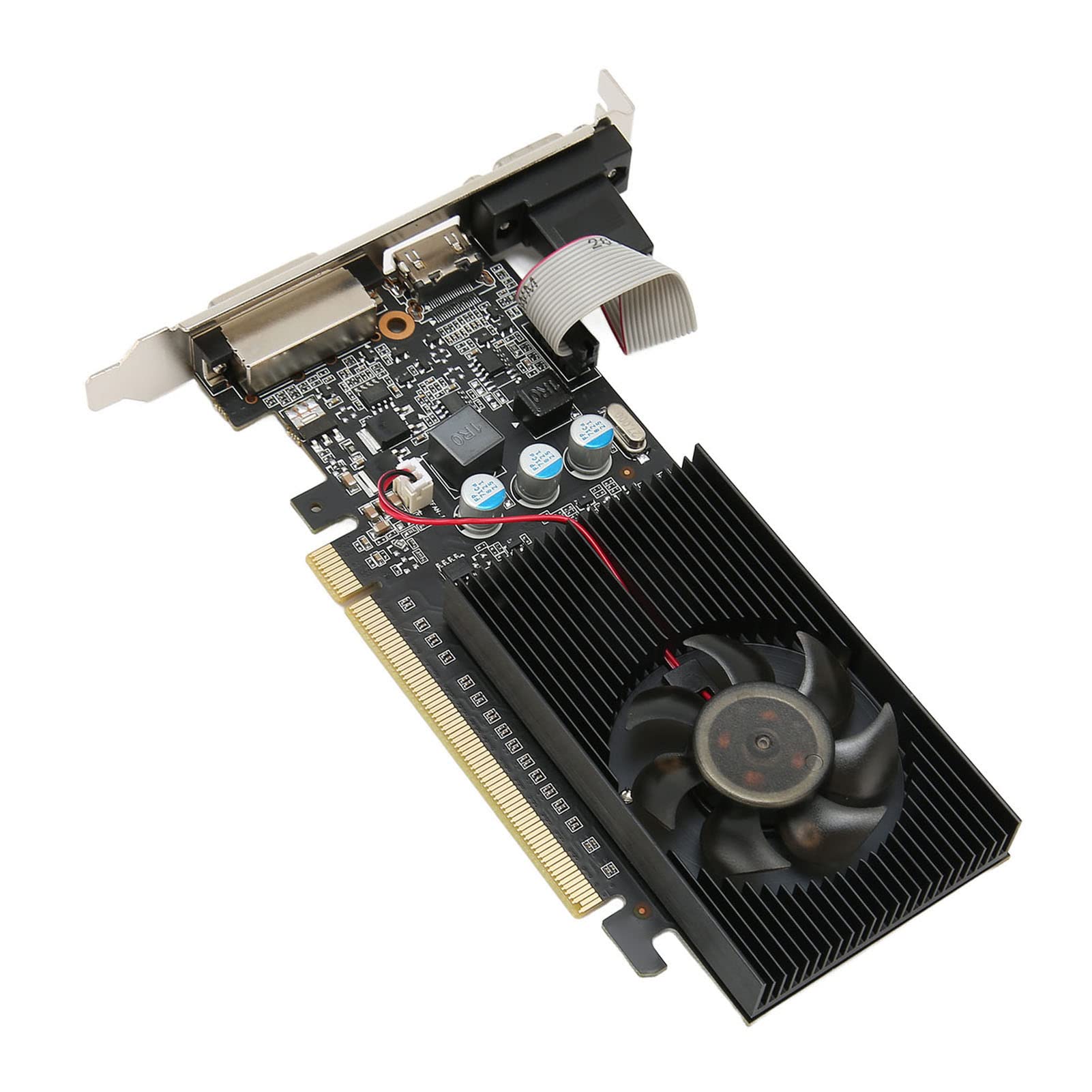 Vikye Gaming Graphics Card, 589MHz 1000MHz PCI Express Graphics Card Computer Graphics Card for HD Multimedia Interface