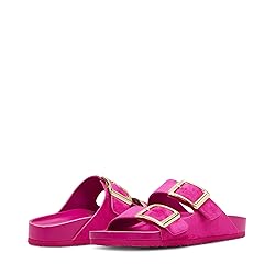 Madden Girl Women's Bodiee Slide Sandal, Fuschia