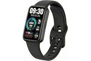 Motivaris Fitness Tracker Health Watch, 1.47" Step Counter with 24/7 Heart Rate Blood Oxygen Sleep Monitor, 3ATM Waterproof S