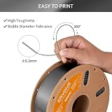 ERYONE PLA Filament 1.75mm Agate Grey 1kg 1 Spool DoP +/-0.03mm view 4