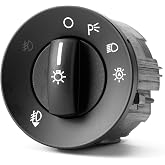 Headlight Dimmer Switch for 2009-2019 Ford Flex 2010-2014 Ford Mustang | 2010-2012 Ford Fusion 2012 Lincoln Mkz 2010-2011 Mercury Milan Instrument Panel Fog Light Switch 9R3Z11654CA HLS1465 1S11210
