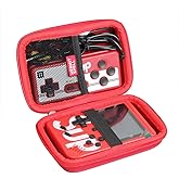 Hermitshell Hard Travel Case for Trovono/JAFATOY/GAMPLAE/Anyando/HIJJJPS Classical FC Games Handheld Game Machine Retro Mini Game Player (Not Include The Handheld Game Console ) (Red)