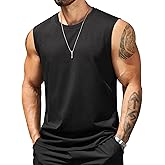 COOFANDY Men's Tank Top Cotton Workout Sleeveless Muscle T Shirts Casual Summer Tank Shirts