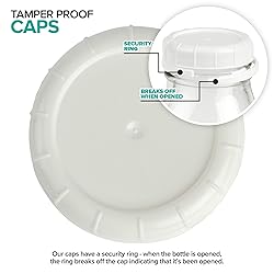 Replacement Caps for Stock Your Home Milk Bottles