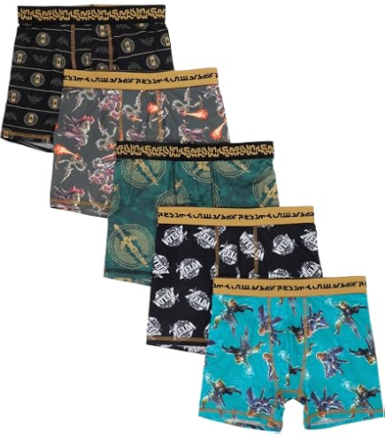 Amazon.com: Bioworld Legend of Zelda 5-Pack Boxer for Boys-14