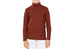 STRETCH IS COMFORT Girl's Oh So Soft Long Sleeve Turtleneck | Youth Size 2-16