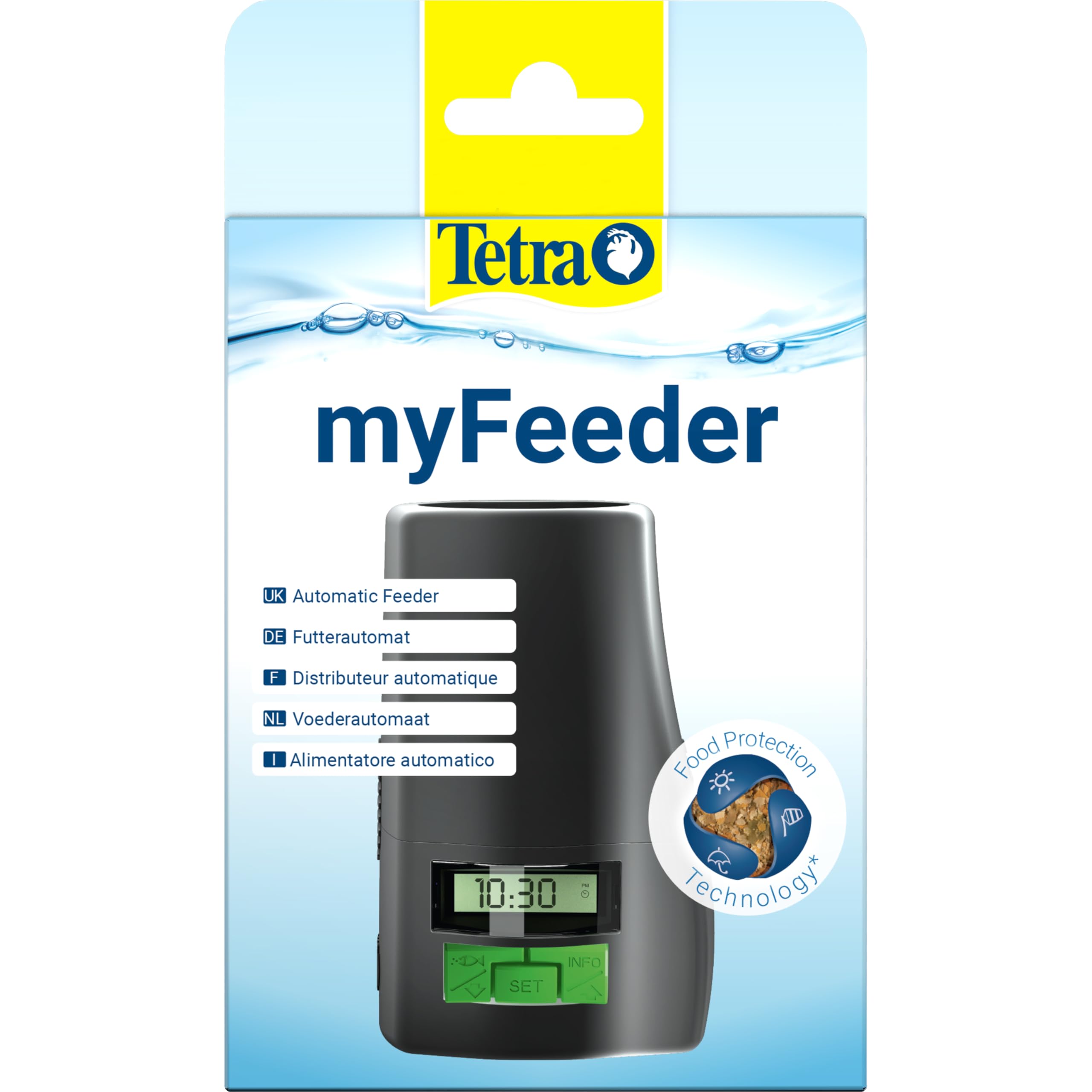 Tetra My Feeder For Automatic Feeding With Digital Display, 20 Mk, Black