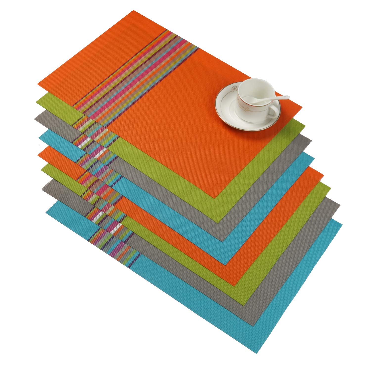 Best green placemats for dining table set of 8